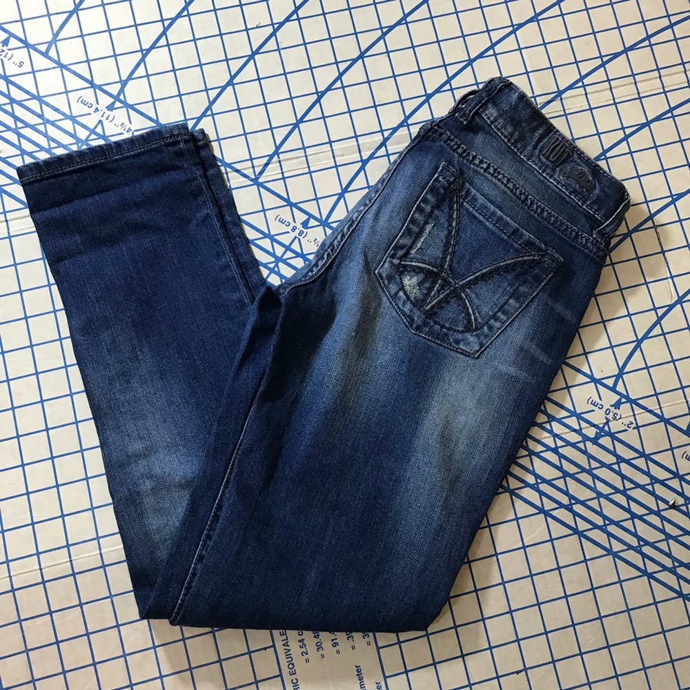 Kut from the Kloth dark wash denim jeans sz 2 euc